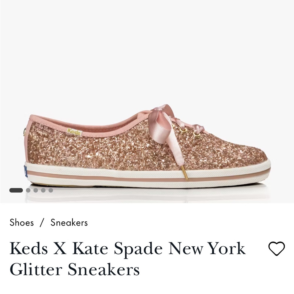 Keds x Kate Spade Glitter Tennis Shoes